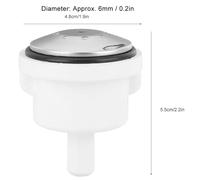 ZJchao Getto d'Aria da Bagno Ugello d'Aria Spa per Getto a 9 Buche con Protezione Anello in Gomma Design Staccabile per la Piscina Calda a Molla Calda a Molla Calda
