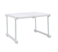 ZJchao Giaccia Ampliabile Gramere Organizzatore Rack Impilabile Ripiani di Stoccaggio Cucina Regolabile per 20 Kg di capacità di (Lunghezza 37-48 cm / 14.6-18.9in)