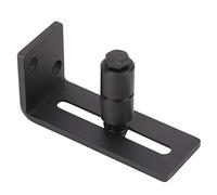 ZJchao Guida a Pavimento in Acciaio Al Carbonio, Rullo per Porta Scorrevole Regolabile con Cuscinetto per Accessorio Hardware per Porta del Fienile da 3 Pollici (Innalzamento ordinario della ruota