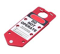 ZJchao Hasp, Hasp Lock Etichetta Ripetibile di Giunzione Portatile Controllata Punto Lock Out Tag Out Fibbia con Etichetta di Bloccaggio Multiforo