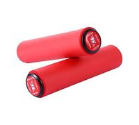 ZJchao Impugnatura manopole in Silicone per BMX Bicicletta Manubrio Mountain Bike Manubrio universali Ergonomiche (Rosso)