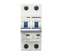 ZJchao Interruttore Automatico Miniaturizzato CC 2P 16A 1000V Montaggio su Guida DIN Rilascio Magnetico Termico Sezionatore Isolatore per Solare Fotovoltaico per Sistemi di Energia