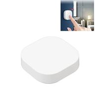 ZJchao Interruttore del Pulsante Intelligente Wireless Household Interruttore di Controllo della Luce Intelligente per 3.0 ABS Materiale 45x45x12,5 Mm Taglia 25 M Distanza Effettiva