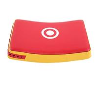 ZJchao Karate Pads, Muay Thai Pad Martial Arts Boxing Curved Kicking Cuciking Body per l'allenamento, Curved Kickboxing Kicking Strike Shield, Coaching Kick (Rosso Giallo)