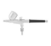 ZJchao Kit Aerografo a Doppia Azione, Pistola a Spruzzo per Vernice, con di Sicurezza Blocco Grilletto Ugello da 0,2 Mm 0,3 Mm 0,5 Mm per Opere D'arte Manicure Body Art Decorazione di (0,2 mm)
