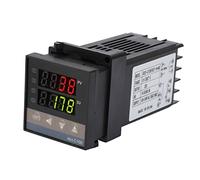 ZJchao Kit Controller PID [versione Aggiornata 2024] Kit Controller di Temperatura PID LED Digitale REX C100 AC110V/240V, Ampiamente Utilizzato nell'industria Energetica, Alimentare, ecc.