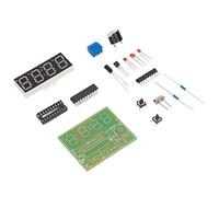 ZJchao Kit di Orologio Digitale, Kit Fai - -te Orologio Elettronico con Funzione di Digitale di Seconda Correzione di Saldatura Elettronica a 4 Cifre a 4 Cifre Set per le Scuole