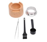 ZJchao Kit di Ricarica della Capsula del caffè Kit di Accessori per Capsule Riutilizzabili con Coperchi in Alluminio da 50 Pezzi per Vertulina