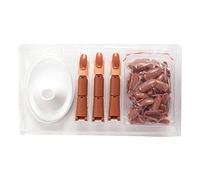 ZJchao Kit per la Pratica della Nail Art, 100 Unghie Finte Sostituibili con 3 Dita Modello e Base per la Formazione delle Unghie, Principianti, Artisti del Salone (PINK #90)