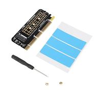 ZJchao La Scheda Riser di Espansione Adattatore M.2 NGFF SSD a PCI E 3.0 X16 Supporta i Protocolli NVME per Casa/Ufficio/Giochi