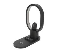 ZJchao Lampada Comodino 4 in 1, Supporto per Telefono Caricabatterie Wireless con Ricarica Rapida Magnetica 15 W, Luce Notturna per Illuminazione Decorativa Comodino Scrivania