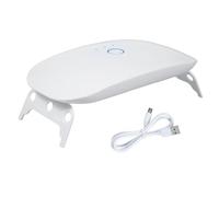 ZJchao Lampada per Polimerizzazione in Resina 24 W, Potente, a Doppia Lunghezza D'onda, 365 Nm e 395 Nm, Pieghevole, con Timer Regolabile, Polimerizzazione Rapida per la Creazione di
