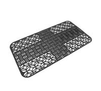 ZJchao Lavello Tappetino Tappetini per Lavello in Silicone Antiscivolo Resistenti Al Calore 66x35 Cm Personalizzabili Protezioni per da per la Sicurezza e l'igiene degli Utensili (BLACK)