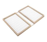 ZJchao Libro per Unghie, Display a Colori per Unghie con 180 Griglie Display per Smalto in Vero Legno per la Visualizzazione a Colori dello Smalto Gel (Buio)
