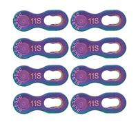 ZJchao Link Principale per Catena di Biciclette, Catena di Bici da 4PAir Parti di Bici da Bici Catena Master Link Master Chain 11 Parti Connettore di Collegamento Mancante per (Colorful)