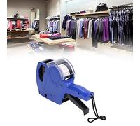 ZJchao Macchina per Etichette Prezzi, 2 Pezzi Strumento per Marcatura Prezzi Pistola per Cartellini Prezzi a 8 Cifre con Etichettatrice a Cartuccia Kit Pistola per Prezzi per Ufficio