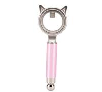 ZJchao Magnete Circolare per Nail Art, Strumento Magnetico Compatto per Unghie con Design Cavo e Sfera Staccabile per Creare Effetti Alone Simmetrici Sulle Unghie in Gel (PINK)