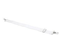 ZJchao Marching Bianco Tracolla per Rullante in Nylon 12x7" - Comoda, Accessoria per Rullante e Batteria