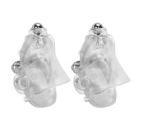 ZJchao Massaggiatore con Perline Magnetiche, Sfera Massaggio Rotante Portatile 2 Pezzi con Materiale in Silicone Morbido per il Massaggio dei Punti Terapeutici e il Rilassamento del