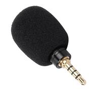 ZJchao Mini Microfono USB per Auto per Smartphone e Fotocamere, Condensatore Omnidirezionale con Presa Jack da 3,5 Mm, Soluzione Audio Leggera e Portatile (Spina mono diretta 3,5 quadripolare)
