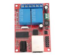 ZJchao Modulo relè Ethernet a 2 Vie con Timer di Ritardo, Controllo/UDP e Funzione Server Web per Automazione della Commutazione Remota