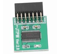 ZJchao Modulo TPM2.0 a 14 Pin, Modulo di Sicurezza di Crittografia Forte, Interfaccia LPC, per PC con Dimensioni Ridotte e Ampia compatibilità, Allineato per Z590, B560, Serie H510,