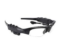 ZJchao Occhiali da Sole Intelligenti, Occhiali da Sole Intelligenti da Energia Solare da Bluetooth Cuffie Auricolari Stereo per Smartphone PC Pesca all'aperto Guida Ciclismo (Trasparente)