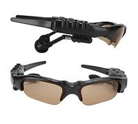 ZJchao Occhiali da Sole Intelligenti, Occhiali per Smartphone Cuffia Auricolare da Sole Auricolari Stereo da Intelligente per Pc Smartphone Pesca da Pesca all'aperto Ciclismo (Marrone scuro)