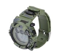 ZJchao Orologio Digitale per Bambini Verde Mimetico LED 7 Colori Resistente All'acqua 50 M per Ragazzi e Ragazze 5-15 Anni
