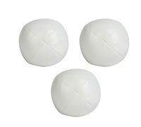 ZJchao Palline da Giocoliere, 3 Pezzi Palline da Giocoliere da per Principianti da Leggere da per Principianti da Thud Palla da Morbida e Facile, Ideale per Adulti (White)