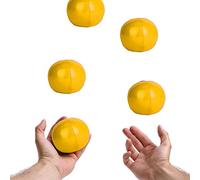 ZJchao Palline da Giocoliere, 3 Pezzi Palline da Giocoliere da per Principianti da Leggere da per Principianti da Thud Palla da Morbida e Facile, Ideale per Adulti (Yellow)