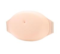 ZJchao Pancia di Ventre Artificiale in Gravidanza in Gravidanza, Pancia Falsa in Memory Foam per Esibizioni di Cosplay con Tessuto per la Pelle per Feste in Fase di maternità (S)