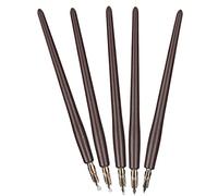 ZJchao Penna per Calligrafia, Dip Pen Inchiostro Manico in Legno Dip Pen Home Office Arte Pittura Calligrafia Set di Penne Stilografiche Penne per per Scrivere con Scatola di Immagazzinaggio per