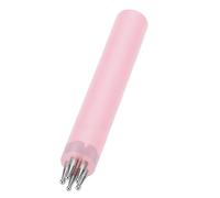 ZJchao Penna per Nail Art a 5 Petali con Punta Fine 1,8 Mm in Acciaio Inossidabile, Ideale per Decorazioni Floreali, Stamping, Intaglio, Disegno e Lavori creativi. (PINK)