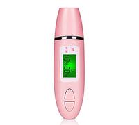 ZJchao Penna Rilevatore Digitale della Pelle, Analizzatore Portatile della Pelle con Schermo LCD per Test del di Idratazione, con Funzione di Memoria per Salone di Bellezza Viaggio a (PINK)