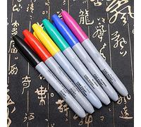 ZJchao Pennarello 6 Pezzi, Penna di Posizionamento Semipermanente con Pennarelli Graduati per Tatuaggi Labbra Sopracciglia, Interventi Chirurgici, Scrittura su CD DVDS