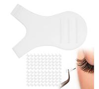 ZJchao Pennello per Ciglia a Forma di Y 50 Pezzi, Pennello per Innesto Ciglia Pennello per Permanente a Forma di Y Antiscivolo con 2 Teste Diverse per Extension Ciglia Innesto (Trasparente)