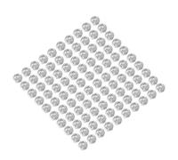 ZJchao Perline per Bambini Ragazze, Perline Intrecciate Dreadlock di Plastica Treccia 100 Pezzi con Foro Grande 12 Mm per Trecce e Styling della Barba (Trasparente)