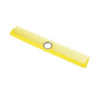 ZJchao Pettine Barbiere Professionale con Fidget Spinner Centro Antistatico Resistente Al Calore Pettine Taglio Girevole per Stilisti e Barbieri Plastica 21x3,5 Cm (YELLOW)