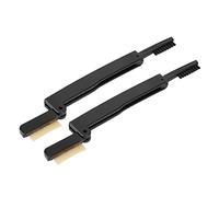 ZJchao Pettine per Sopracciglia, 2 Pezzi Dual -lati con Denti di Metallo Combuscolo per Ciglia per Ciglia Separatore di Pettine per Fare