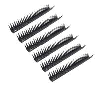 ZJchao Picchi di Parete Deterrente Animale Picchi Anti -Climb Pickes Metal Ginkes 6 Pacco Acciaio a Carbone Pesante con 12 Viti 12 Tubi di Espansione per la Sicurezza Esterna a Casa