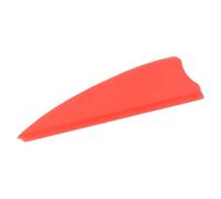 ZJchao Piume di Freccia, Freccia Che Si Sfogliano, Si Muove della, di Plastica Che Sfoglia per Il Palude, Scudo di Piume Muove, di Plastica per Il Tiro con l' (Rosso)
