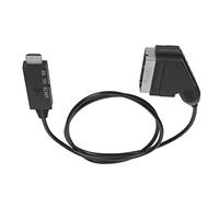 ZJchao Polypool Presa per [Alta Definizione] Cavo da Interfaccia Multimediale HD a Scart - Supporta PAL NTSC, Adattatore Convertitore da HD a Scart per TV, VHS, Videoregistratori e DVD