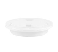 ZJchao Pontino in Barca, Piatto 4 Pollici 4 Pollici Rotondo a Vite Bianca Ispezione Barca Coppa Copertura Marittiera Accesso Marittimo Guffi per Barche per Kayak Marine Boat Yacht Installazioni