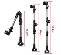 ZJchao Porta Connettore per Ombrellone, Supporto Pieghevole per Passeggino Acciaio Inossidabile ABS Diametro di Installazione 20mm-25mm per Sedia a Rotelle, Passeggino, Deambulatore, Sedia a Sdraio