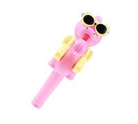 ZJchao Porta Robot da 21 Cm, Divertente Contenitore a Forma di Animale con Pulsante Premi e Tieni Premuto, per Ragazzi e Ragazze (Dinosauro Rosa)