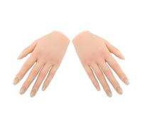 ZJchao Pratica delle Unghie Modello Modello Modello Lifelente Fishelicone Fisheling False per Falzatura delle Nail Art Esposizione Anello Anello Agopuntura Mano Destra 1 Coppia