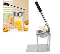ZJchao Pressa a Mano Smicchiatore Arancione in Acciaio Inossidabile Manuale Pesante Scherma di Spremiagrumi per Uva Arancione Al Limone per la Casa Ristorante Bar Commerciale Usi