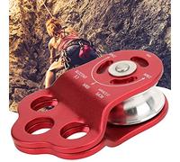 ZJchao Puleggia da Arrampicata, a Tre Buche a Singolo Cuscinetto per la Discesa per le Attrezzatura da Arrampicata per Alpinismo Trasporto di Attraversamento per su Roccia, Discesa, Sport Zipline