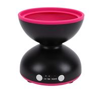 ZJchao Pulitore per Pennelli per Trucco Elettrico Lava Pennelli per Trucco Macchina per Pulire i Rotazione Senza Fili a 2 velocità Ciotola in Silicone Aperta a Secco Batteria (BLACK)
